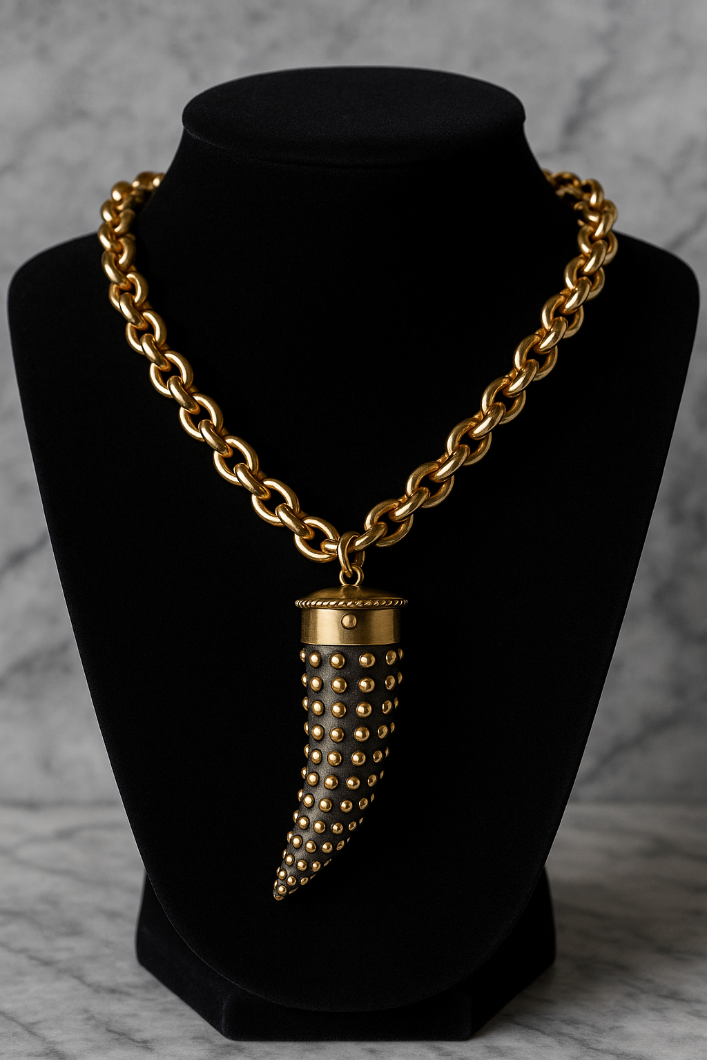 Collana Rock con catena grossa